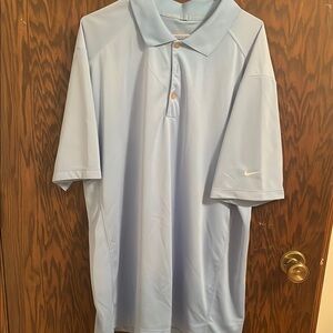 Nike Men's Light Blue Polo Shirt